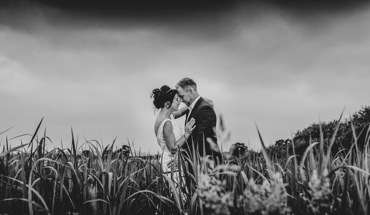 black & White wedding photography bride & groom Alrewas Hayes