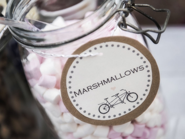 vintage marshmallow sweets, cheshire wedding photographer