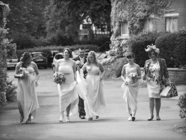 bridal party, warwickshire wedding photographer, dunchurch park weddings