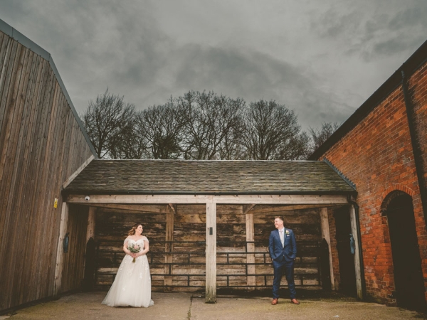 Becky & Aaron Hanbury Wedding Barn, Staffordshire.