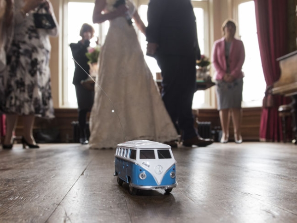 bride and groom first vw camper van, staffordshire wedding photographer, heath house weddings