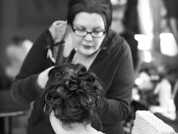 black and white bridal make up artist, wedding photographer in wales