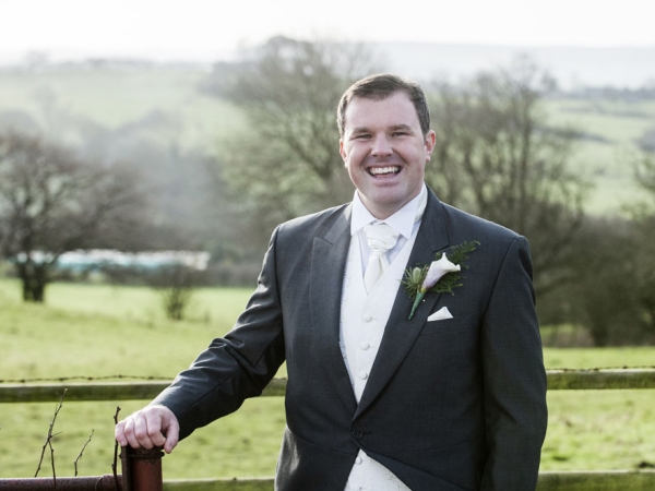 groom in the countryside, cheshire wedding photographer, crewe hall