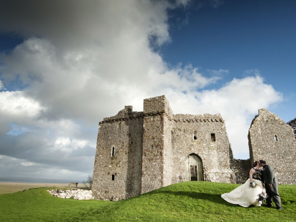 wales wedding photographer, weobley castle