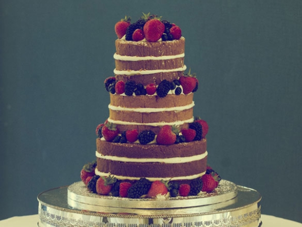 strawberry and chocolate cake, cheshire wedding photographer, statham lodge hotel